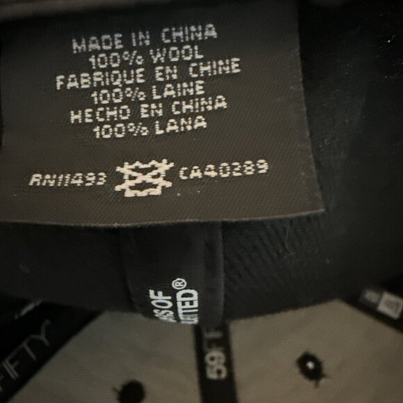 Edmonton Oilers NHL Official NewEra 59fifty Black and white Hat Wool Size 7 1/4 - Picture 7 of 9